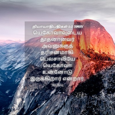 Picture 04 - நியாயாதிபதிகள் 6:12 TAMIRV - யெகோவாவுடைய - Bible Verse Picture