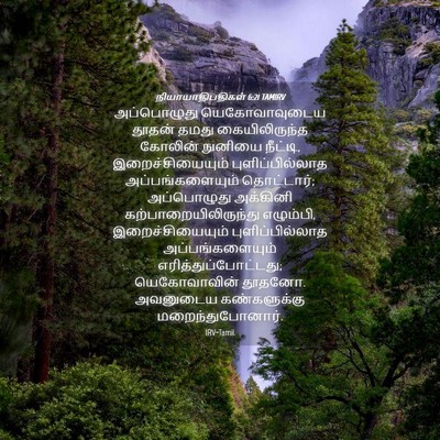 Picture 04 - நியாயாதிபதிகள் 6:21 TAMIRV - அப்பொழுது - Bible Verse Picture