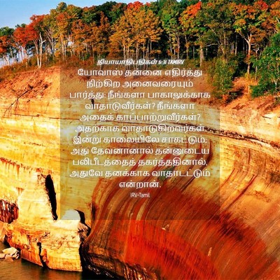 Picture 04 - நியாயாதிபதிகள் 6:31 TAMIRV - யோவாஸ் தன்னை - Bible Verse Picture