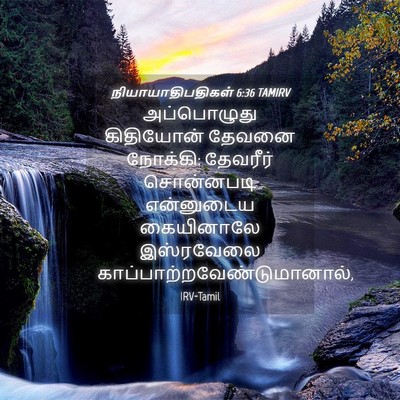 Picture 04 - நியாயாதிபதிகள் 6:36 TAMIRV - அப்பொழுது - Bible Verse Picture