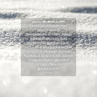 Picture 04 - நியாயாதிபதிகள் 8:10 TAMIRV - சேபாவும் - Bible Verse Picture
