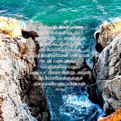 Picture 04 - நியாயாதிபதிகள் 9:29 TAMIRV - இந்த - Bible Verse Picture