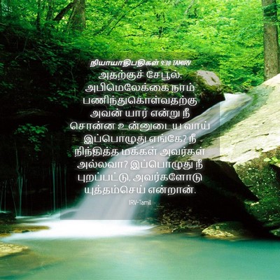 Picture 04 - நியாயாதிபதிகள் 9:38 TAMIRV - அதற்குச் சேபூல்: - Bible Verse Picture