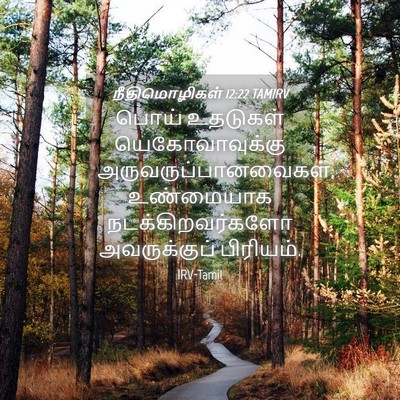 Picture 04 - நீதிமொழிகள் 12:22 TAMIRV - பொய் உதடுகள் - Bible Verse Picture