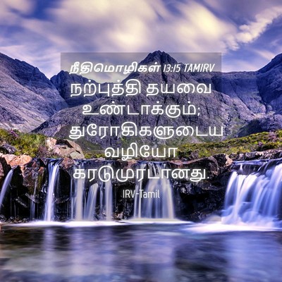 Picture 04 - நீதிமொழிகள் 13:15 TAMIRV - நற்புத்தி தயவை - Bible Verse Picture