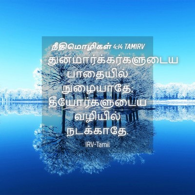 Picture 04 - நீதிமொழிகள் 4:14 TAMIRV -  - Bible Verse Picture