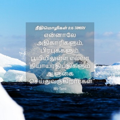 Picture 04 - நீதிமொழிகள் 8:16 TAMIRV - என்னாலே - Bible Verse Picture