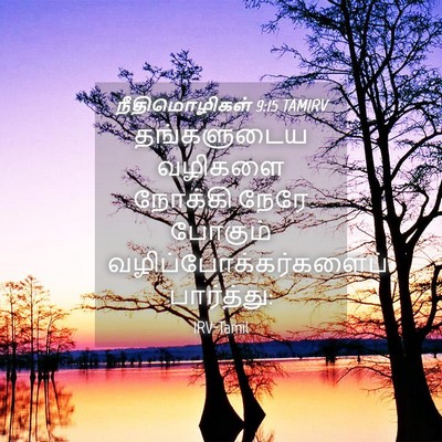 Picture 04 - நீதிமொழிகள் 9:15 TAMIRV - தங்களுடைய வழிகளை - Bible Verse Picture