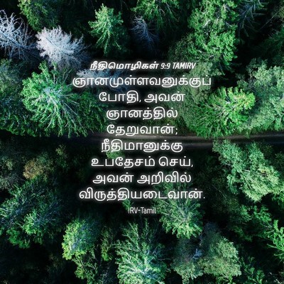 Picture 04 - நீதிமொழிகள் 9:9 TAMIRV -  - Bible Verse Picture