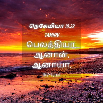 Picture 04 - நெகேமியா 10:22 TAMIRV - பெலத்தியா, ஆனான், - Bible Verse Picture