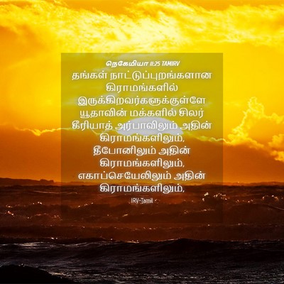Picture 04 - நெகேமியா 11:25 TAMIRV - தங்கள் - Bible Verse Picture