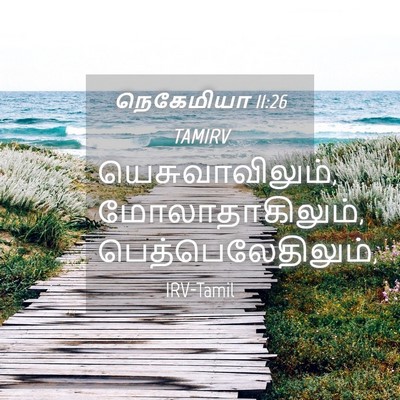 Picture 04 - நெகேமியா 11:26 TAMIRV - யெசுவாவிலும், - Bible Verse Picture