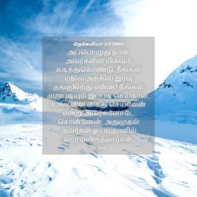 Picture 04 - நெகேமியா 13:21 TAMIRV - அப்பொழுது நான் - Bible Verse Picture