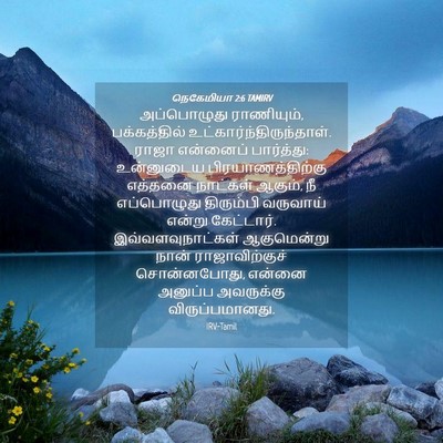 Picture 04 - நெகேமியா 2:6 TAMIRV - அப்பொழுது - Bible Verse Picture