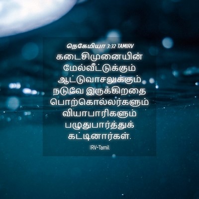 Picture 04 - நெகேமியா 3:32 TAMIRV - கடைசிமுனையின் - Bible Verse Picture