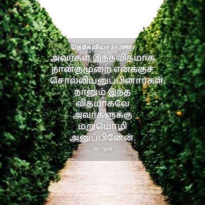 Picture 04 - நெகேமியா 6:4 TAMIRV - அவர்கள் - Bible Verse Picture