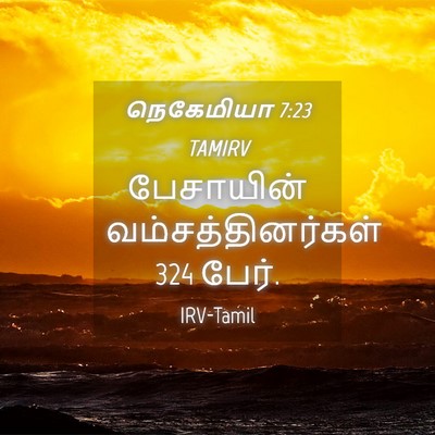 Picture 04 - நெகேமியா 7:23 TAMIRV - பேசாயின் - Bible Verse Picture