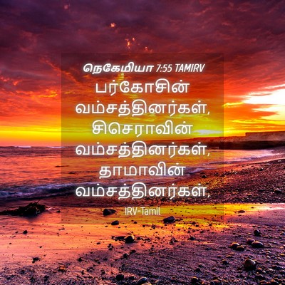 Picture 04 - நெகேமியா 7:55 TAMIRV - பர்கோசின் - Bible Verse Picture