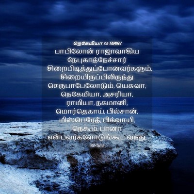 Picture 04 - நெகேமியா 7:6 TAMIRV - பாபிலோன் - Bible Verse Picture