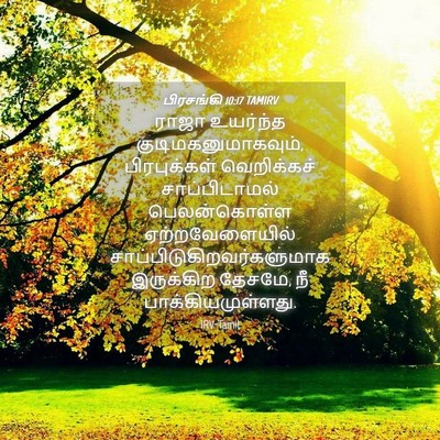 Picture 04 - பிரசங்கி 10:17 TAMIRV - ராஜா உயர்ந்த - Bible Verse Picture