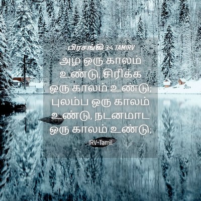 Picture 04 - பிரசங்கி 3:4 TAMIRV - அழ ஒரு காலம் உண்டு, - Bible Verse Picture