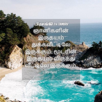 Picture 04 - பிரசங்கி 7:4 TAMIRV - ஞானிகளின் இருதயம் - Bible Verse Picture