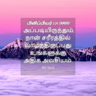Picture 04 - பிலிப்பியர் 1:24 TAMIRV - அப்படியிருந்தும், - Bible Verse Picture
