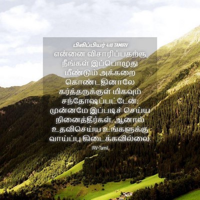 Picture 04 - பிலிப்பியர் 4:10 TAMIRV - என்னை - Bible Verse Picture