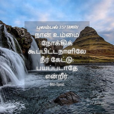 Picture 04 - புலம்பல் 3:57 TAMIRV - நான் உம்மை - Bible Verse Picture