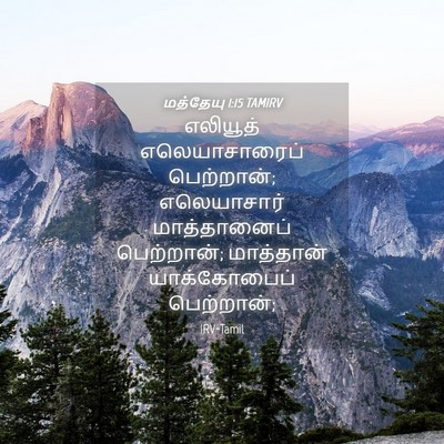 Picture 04 - மத்தேயு 1:15 TAMIRV - எலியூத் - Bible Verse Picture