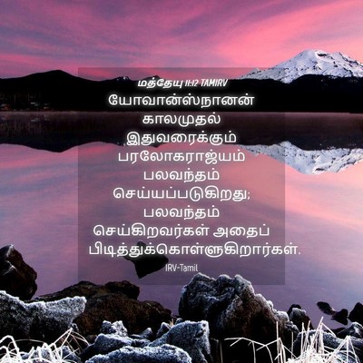 Picture 04 - மத்தேயு 11:12 TAMIRV - யோவான்ஸ்நானன் - Bible Verse Picture