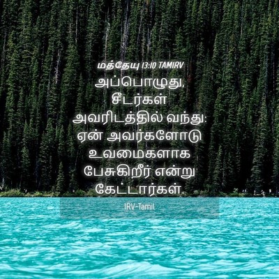 Picture 04 - மத்தேயு 13:10 TAMIRV - அப்பொழுது, - Bible Verse Picture