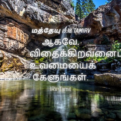 Picture 04 - மத்தேயு 13:18 TAMIRV - ஆகவே, - Bible Verse Picture