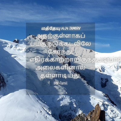 Picture 04 - மத்தேயு 14:24 TAMIRV - அதற்குள்ளாகப் - Bible Verse Picture