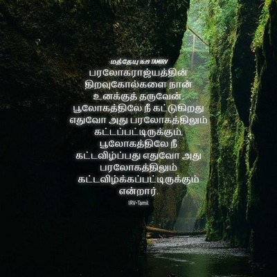 Picture 04 - மத்தேயு 16:19 TAMIRV - பரலோகராஜ்யத்தின் - Bible Verse Picture