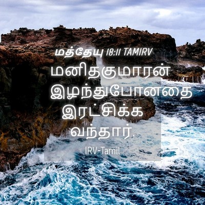 Picture 04 - மத்தேயு 18:11 TAMIRV - மனிதகுமாரன் - Bible Verse Picture