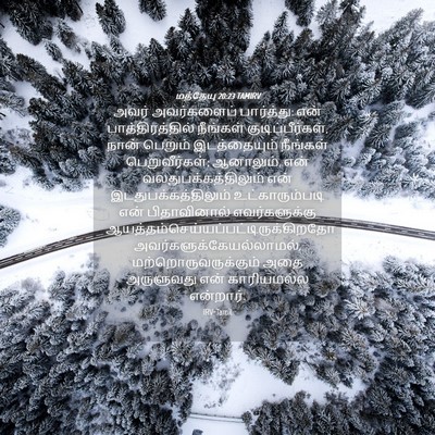 Picture 04 - மத்தேயு 20:23 TAMIRV - அவர் அவர்களைப் - Bible Verse Picture