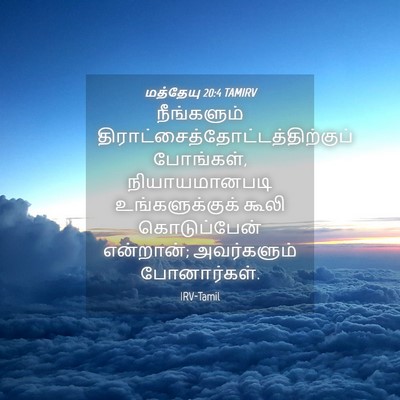 Picture 04 - மத்தேயு 20:4 TAMIRV - நீங்களும் - Bible Verse Picture