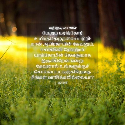 Picture 04 - மத்தேயு 22:31 TAMIRV - மேலும் மரித்தோர் - Bible Verse Picture