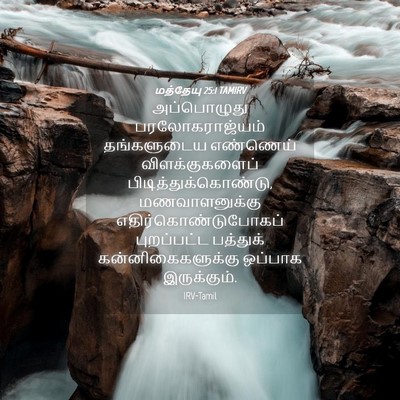 Picture 04 - மத்தேயு 25:1 TAMIRV - அப்பொழுது - Bible Verse Picture