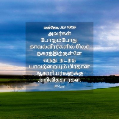 Picture 04 - மத்தேயு 28:11 TAMIRV - அவர்கள் - Bible Verse Picture