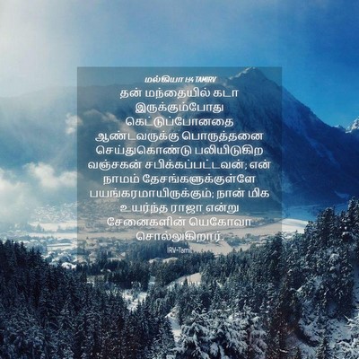 Picture 04 - மல்கியா 1:14 TAMIRV - தன் மந்தையில் கடா - Bible Verse Picture