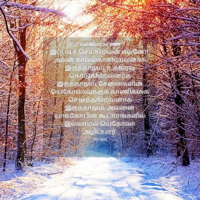 Picture 04 - மல்கியா 2:12 TAMIRV - இப்படிச் - Bible Verse Picture