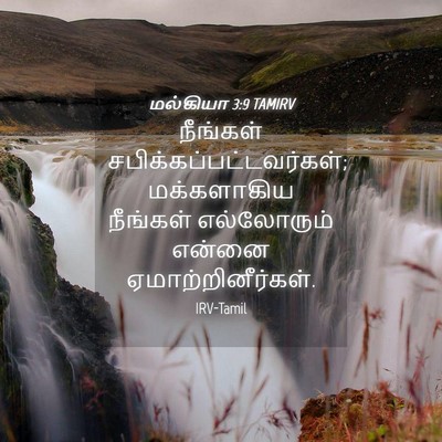 Picture 04 - மல்கியா 3:9 TAMIRV - நீங்கள் - Bible Verse Picture