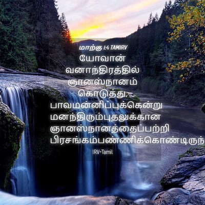 Picture 04 - மாற்கு 1:4 TAMIRV - யோவான் - Bible Verse Picture