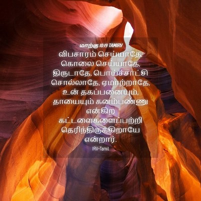 Picture 04 - மாற்கு 10:19 TAMIRV - விபசாரம் - Bible Verse Picture