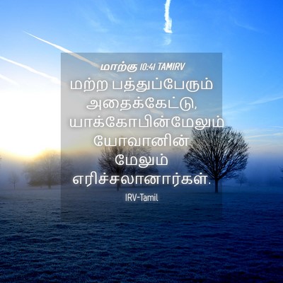 Picture 04 - மாற்கு 10:41 TAMIRV - மற்ற - Bible Verse Picture
