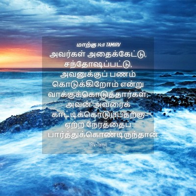 Picture 04 - மாற்கு 14:11 TAMIRV - அவர்கள் - Bible Verse Picture