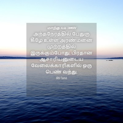 Picture 04 - மாற்கு 14:66 TAMIRV - அந்தநேரத்தில் - Bible Verse Picture