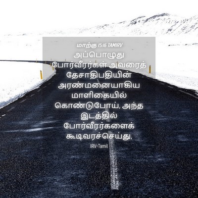 Picture 04 - மாற்கு 15:16 TAMIRV - அப்பொழுது - Bible Verse Picture